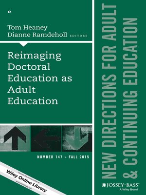 cover image of Reimaging Doctoral Education as Adult Education